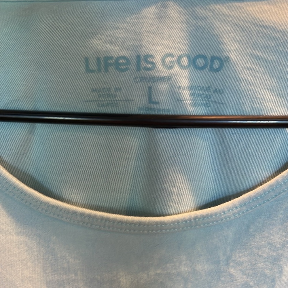 EUC Life is Good sleeveless top. Size large. - Picture 3 of 4